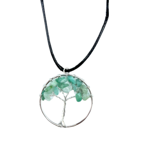 Pendentif Arbre de Vie - Jade