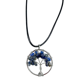 Pendentif Arbre de Vie - Sodalite