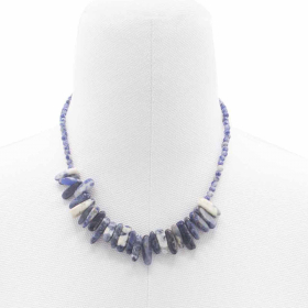 Collier de Pierres Précieuses- Sodalite