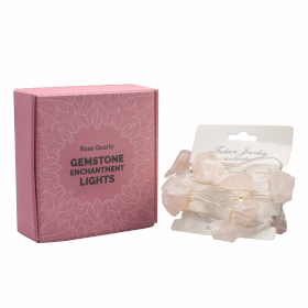 Lumières d\'Enchantement en Pierres Précieuses - Quartz Rose