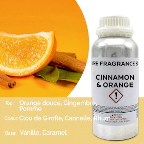 Huile de Parfum Pure Cannelle & Orange - 500ml