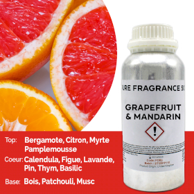 Huile de Parfum Pure Pamplemousse & Mandarine - 500ml