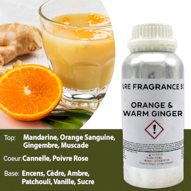 Huile de Parfum Pure Orange & Gingembre Chaud - 500ml