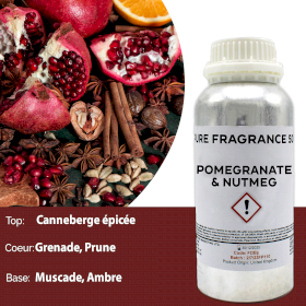 Huile de Parfum Pure Grenade & Muscade - 500ml