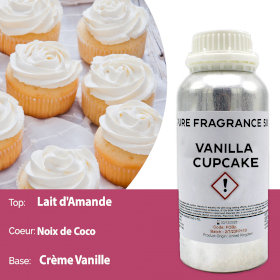 Huile de Parfum Pure Vanille Cupcake - 500ml