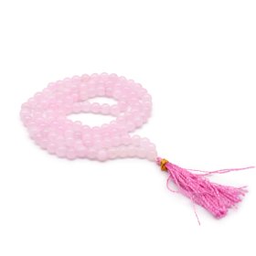 Mala 108 Perles  - Quartz Rose