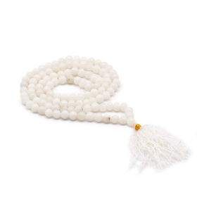 Mala 108 Perles  - Quartz Blanc