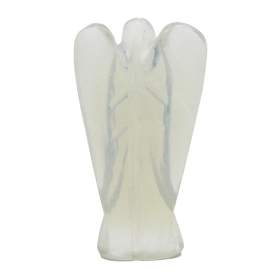 Ange en Pierre Précieuse Sculptée à la Main - Opalite