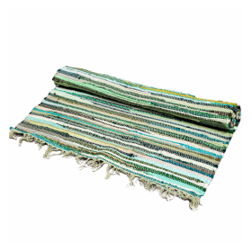 Grand Tapis - 150x90cm - Qualité supérieure - Verts Naturels