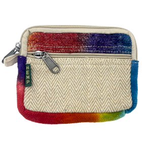 Pochette Carrée en Chanvre Tie and dye