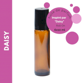 6x Huile de Parfum Fine Daisy 10ml - Marque Blanche