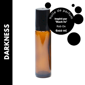 6x Huile de Parfum Fine Darkness 10ml - Marque Blanche