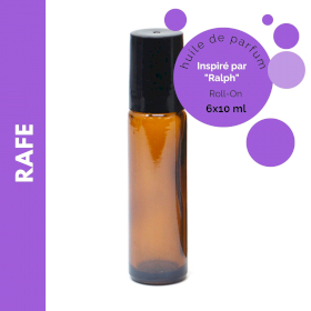 6x Huile de Parfum Fine Rafe 10ml - Marque Blanche