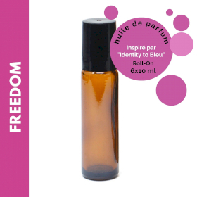 6x Huile de Parfum Fine Freedom 10ml - Marque Blanche