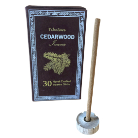 Coffret Cadeau d\'Encens Sughandit Dhoop de l\'Himalaya- Bois de Cèdre