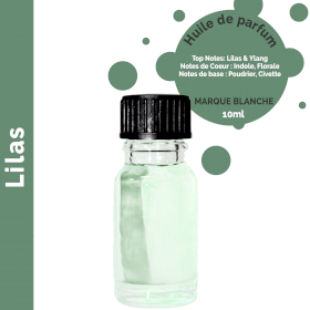 10x Lila - Huile parfumée 10 ml - sans étiquette