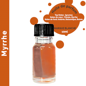 10x Myrrhe - Huile parfumée 10 ml - sans étiquette