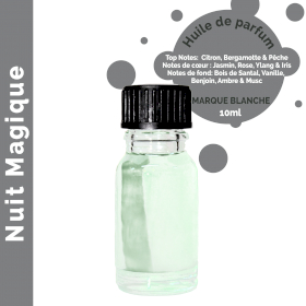 10x Nuit Magique - Huile parfumée 10 ml - sans étiquette