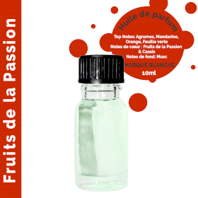 10x Fruit de la Passion - Huile parfumée 10 ml - sans étiquette