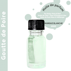 10x Poire - Huile parfumée 10 ml - sans étiquette