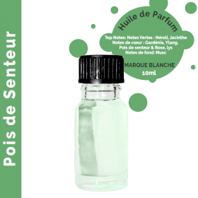 10x Pois de Senteur - Huile parfumée 10 ml - sans étiquette