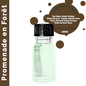 10x Promenade en Forêt - Huile parfumée 10 ml - sans étiquette