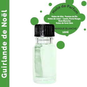 10x Huile Parfumée Guirlande de Noël 10ml - Marque Blanche