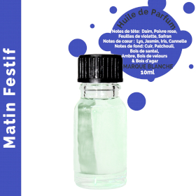 10x Huile Parfumée Matin Festif 10 ml - Marque Blanche