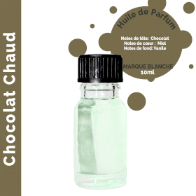 10x Huile Parfumée Chocolat Chaud 10ml - Marque Blanche