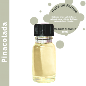 10x Huile Parfumée Pinacolada 10ml - SANS ETIQUETTE