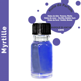 10x Huile Parfumée Myrtille 10ml - SANS ETIQUETTE