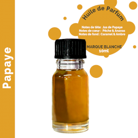 10x Huile Parfumée Papaye 10ml - SANS ETIQUETTE