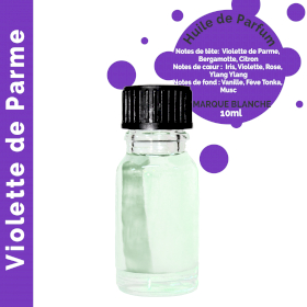 10x Huile Parfumée Violette de Parme 10ml - Marque Blanche