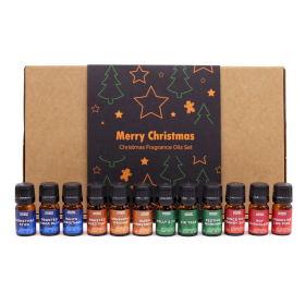 Coffret d\'Huiles Parfumées Senteurs de Noël