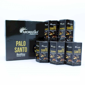 12x Paquet de 10 Cônes d\'Encens Masala à Refoulement - Palo Santo