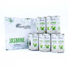 12x Paquet de 10 Cônes d\'Encens Masala à Refoulement - Jasmin