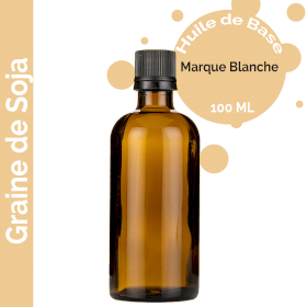 10x Huile de Graines de Soja - 100ml - Marque Blanche