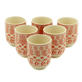 6x Tasses à Thé - Ambre