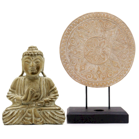Set Feng Shui Bouddha - Mandala Classique - Naturel