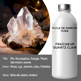 Huile de Parfum Pure 500ml - Fraîcheur du Quartz