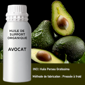 Huile d\'Avocat Biologique 1 Litre