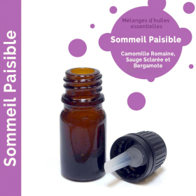 10x Mélange d\'Huiles Essentielles Sommeil Paisible - Sans étiquette