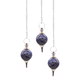 3x Pendule Sphère - Sodalite