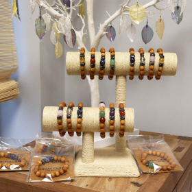 Pack de Démarrage Bracelets Chakra en Bois de Cèdre
