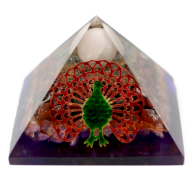 Grande Pyramide  Organite 80mm - Paon