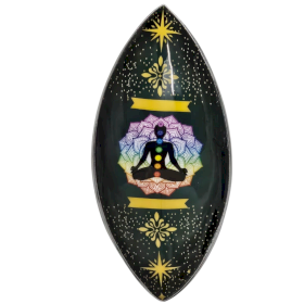 Bol à Encens Émaillé - Aluminium - Chakra du Bouddha du Lotus