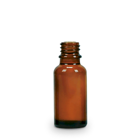 156x Bouteille Compte-gouttes en Verre Ambré de 20ml