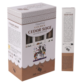 12x Bâtons de Résine Golden Sauge Cèdre – 30 g