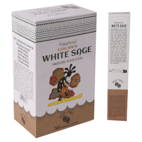 12x Bâtons de Résine Golden Sauge Blanche – 30 g