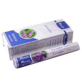 6x Encens Aromatika Sans Charbon – Lavande (format hexagonal)